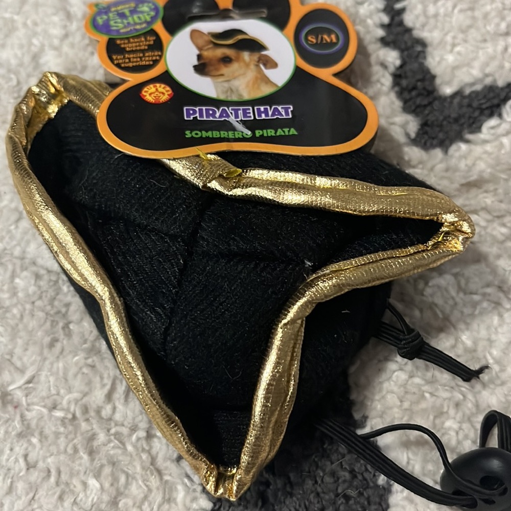 NWT Tiny Pirate Hat for Cat or Dog - Picture 2 of 4